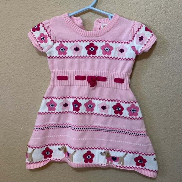 Gymboree Other - Baby Girls Gymboree Knit Cotton Dress Size 12-18M B4A